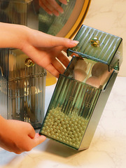 5ZV7批發輕奢化妝刷收納筒防塵散粉刷子收納盒桌面眉筆腮紅梳妝檯