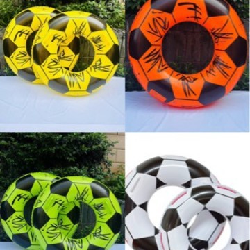 Football children's water swimming ring PVC