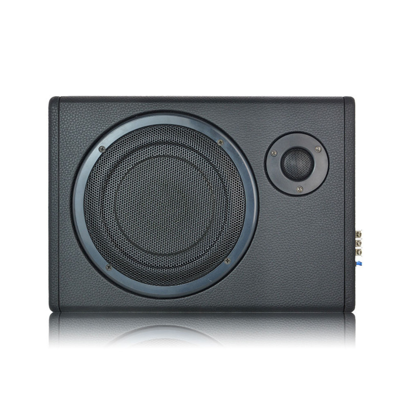 Tiger-print 8-inch car audio ultra-thin subwoofer 12V with treble active car seat modified speaker
