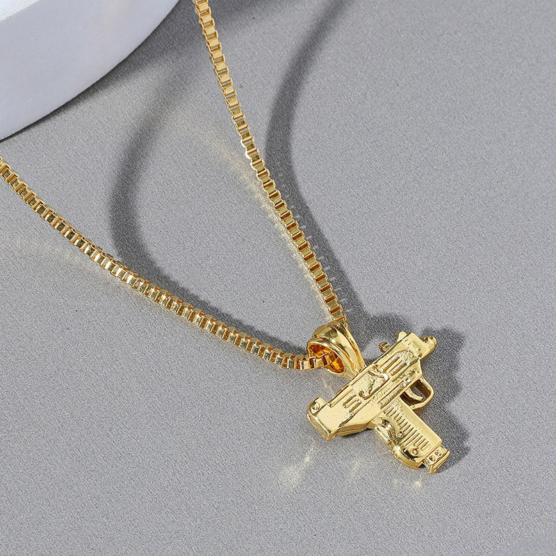 Ak47 Gun Pendant Necklace Fashion Jewelry For Men And Women_voghion.com
