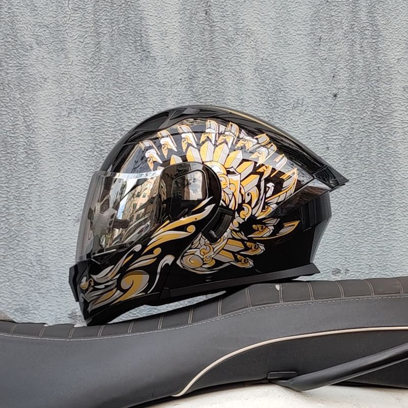 Motocicleta con doble espejo, casco para hombres y mujeres, casco para motocicletas, cuatro estaciones, cola de locomotora, casco Bluetooth, nuevo estándar nacional