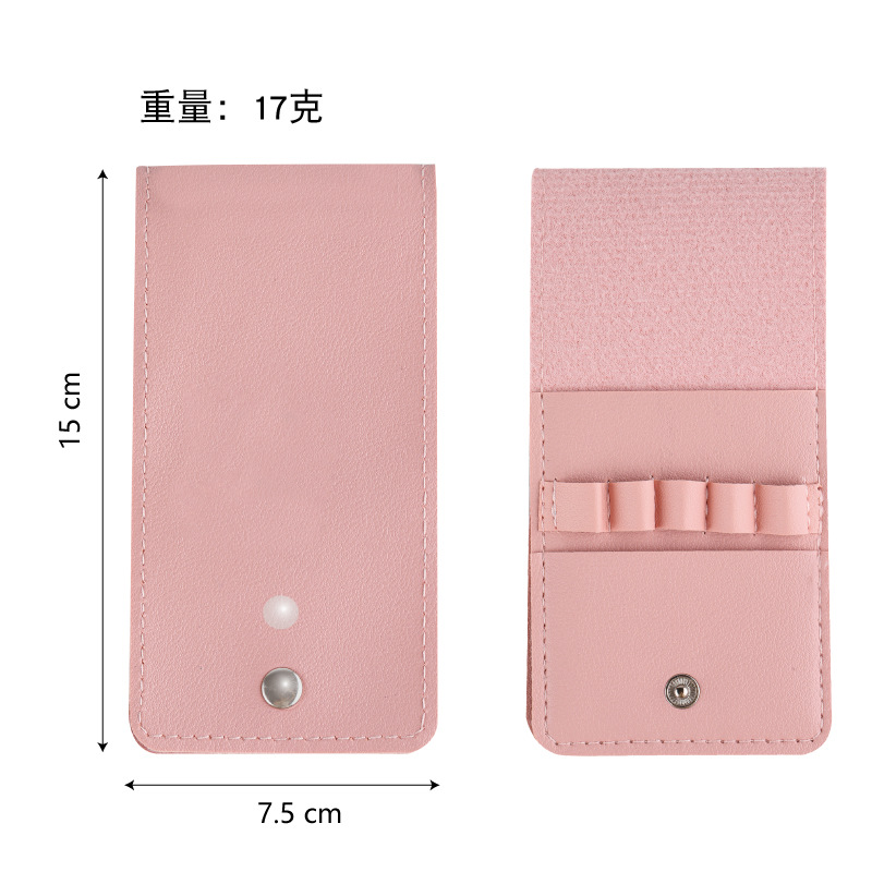 Fuchsia case, 5 pieces