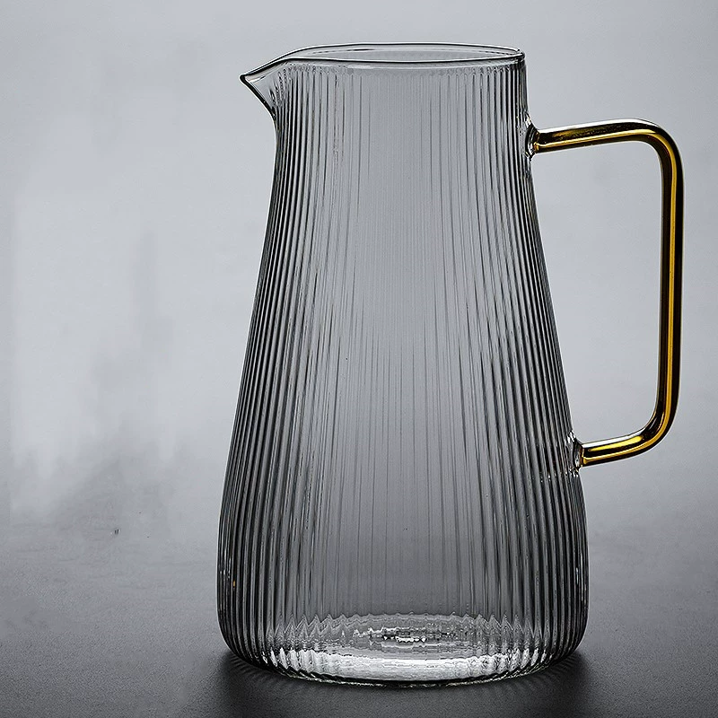 Capacious glass teapot, set stainless steel, tea