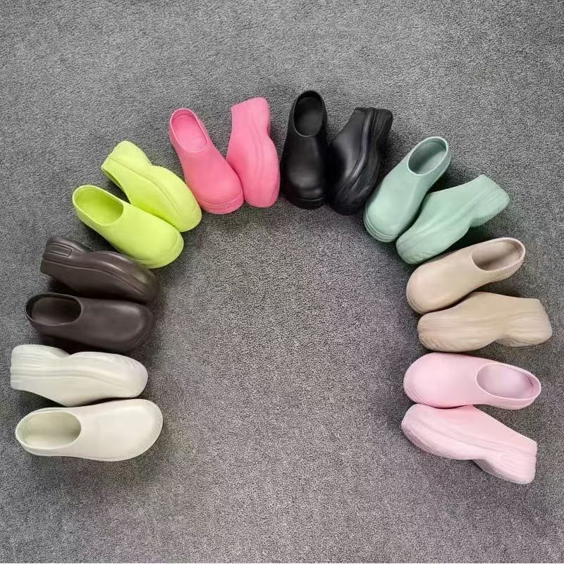 Summer Soft-Soled Clogs for Women, Non-Slip Breathable Closed-Toe Sandals, Casual Outdoor Shoes, Factory Direct Wholesale