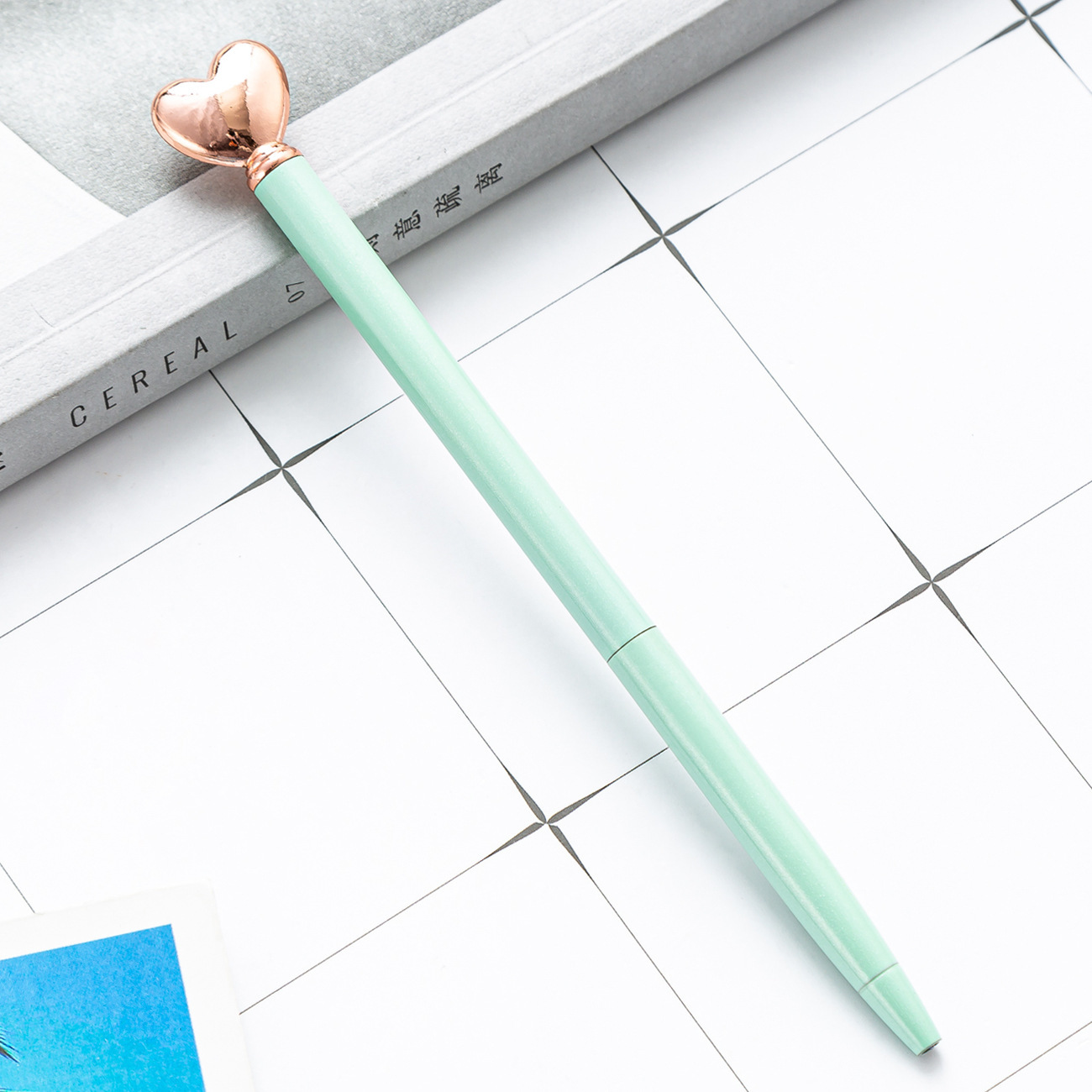 Amor en forma de bolígrafo al por mayor bolígrafo de metal creativo regalo publicitario impresión LOGO amor bolígrafo