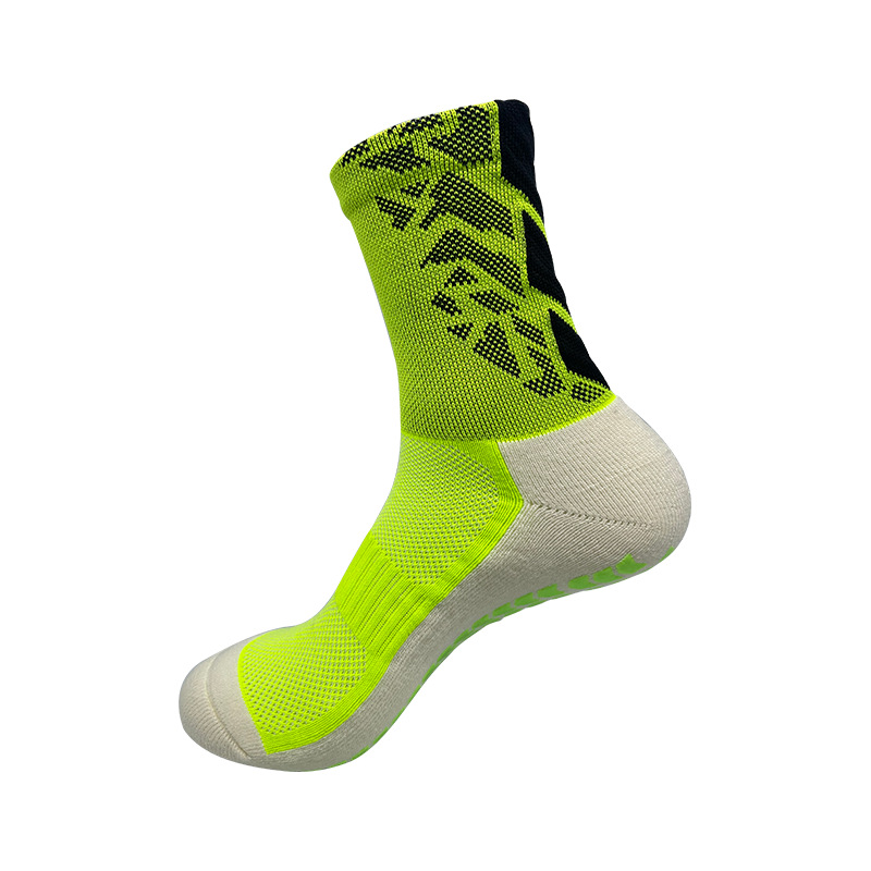 Nuevos calcetines de fútbol antideslizantes bottom absorbente de sudor amortiguador calcetines de fútbol toallas bottom