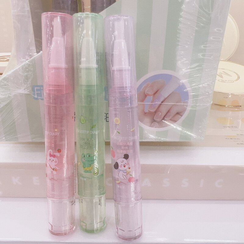 Fingertip Diary Peach Fragrance Hydrating Cuticle Essence Oil Pen Nail Nutrition Oil Pen Fingertip Diary Peach Fragrance Hydrating Cuticle Essence Oil Pen Nail Nutrition Oil Pen