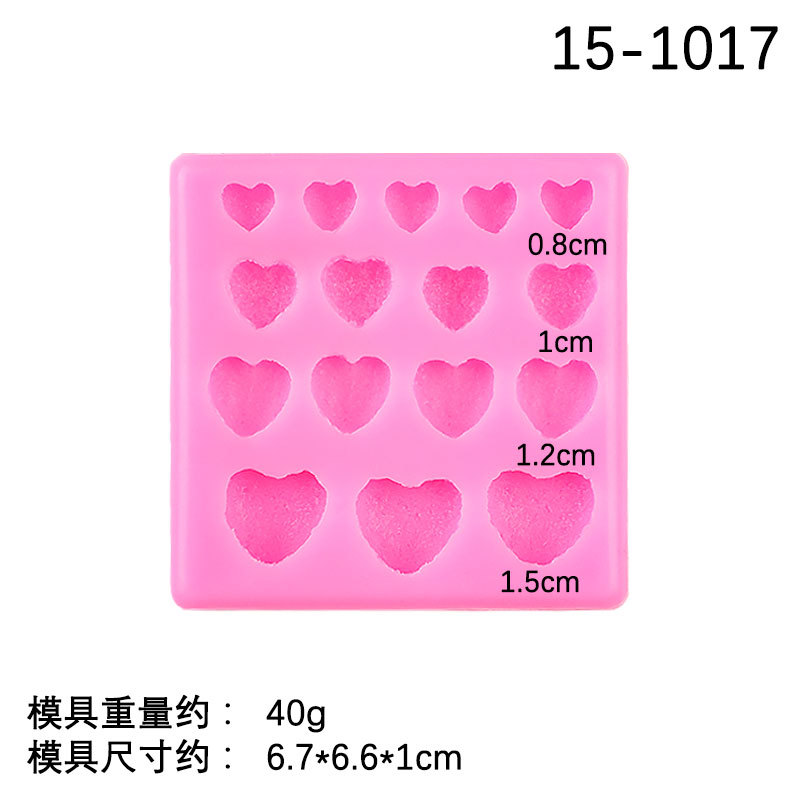 Amor estrella pareja comida y jugar arcilla epoxi molde de silicona tamaño de molde de silicona epoxi hecho a mano de bricolaje