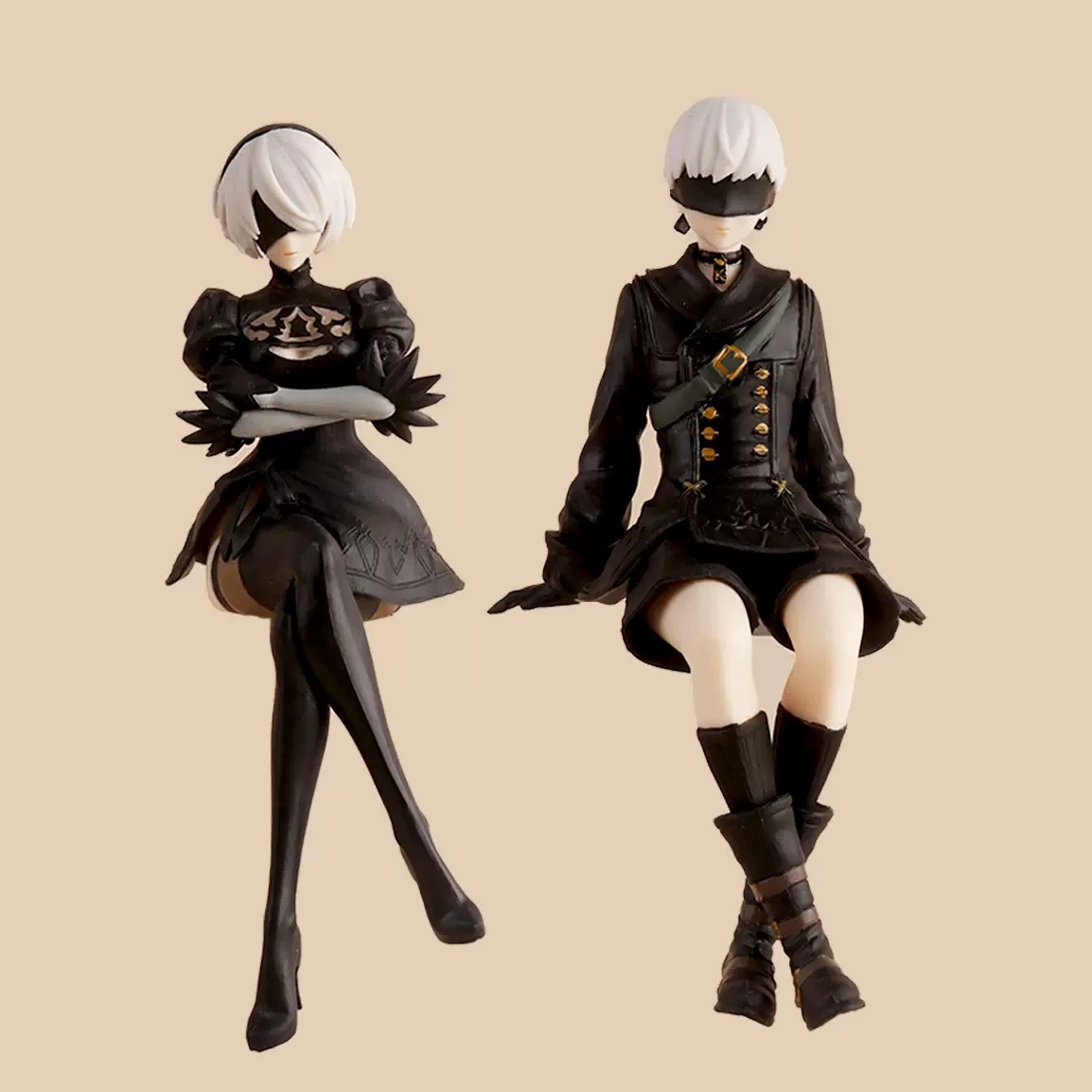 Автомобильная фигурка NieR yurha No.2 / 9S, сидячая поза, украшение для машины, 122 г