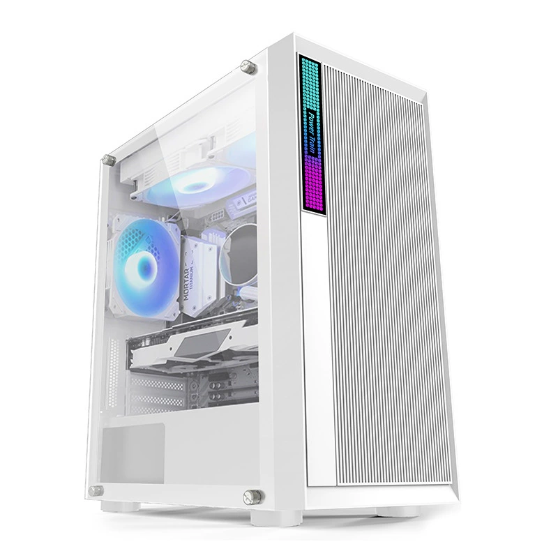 Powerful manufacturer side-through office game console Core i5/i7 computer desktop diy assembled computer case