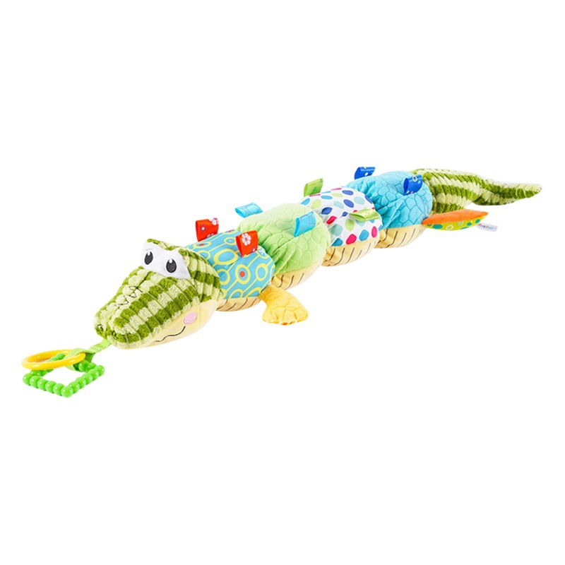 Jolly bebé sonajero altura regla de juguete de cocodrilo Regla de medición bebé juego abrazo marioneta juguete de educación temprana