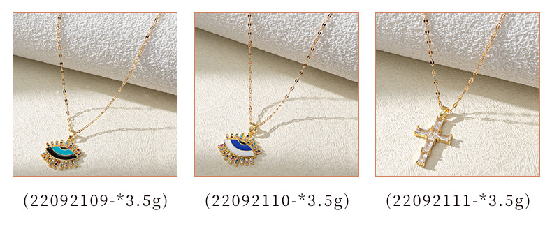 Fashion Geometric Copper Plating Pendant Necklace 1 Piece