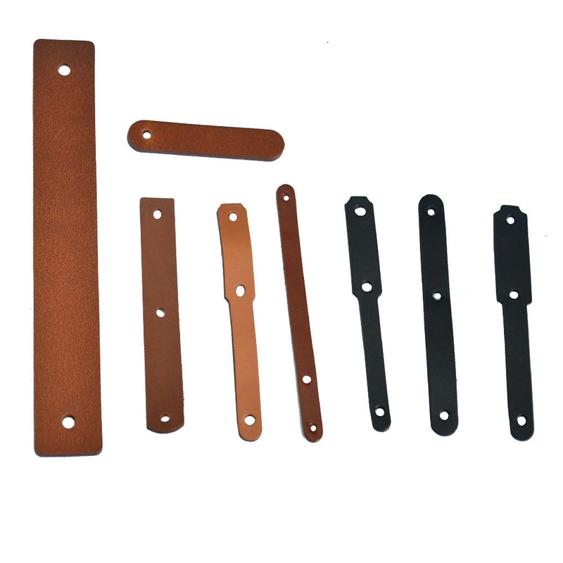 Customized Cowhide Leather Keychain, Car Brake Pad, Speaker Handle, Bag Handle, Drawer Handle, Leather Label