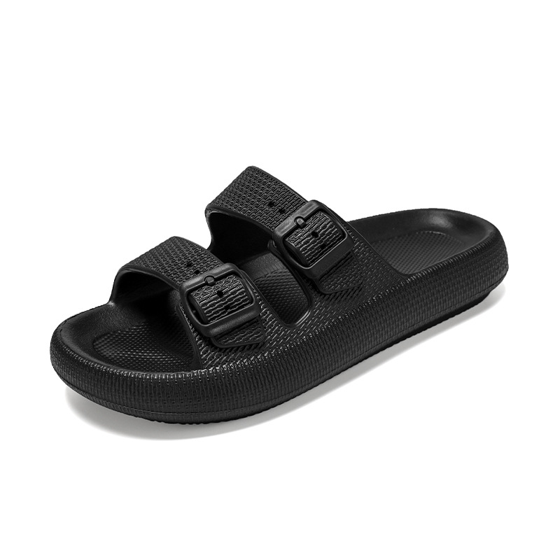 Zapatillas de hombre verano nuevo par zapatos Birkenstock deportes al aire libre moda todo fósforo playa interior zapatillas de dos barras mujeres