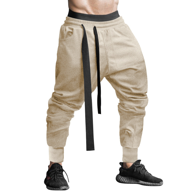 2024 New Versatile Breathable for Men's Leisure Outdoor Sports Loose Haren Pants_mkmklike.com
