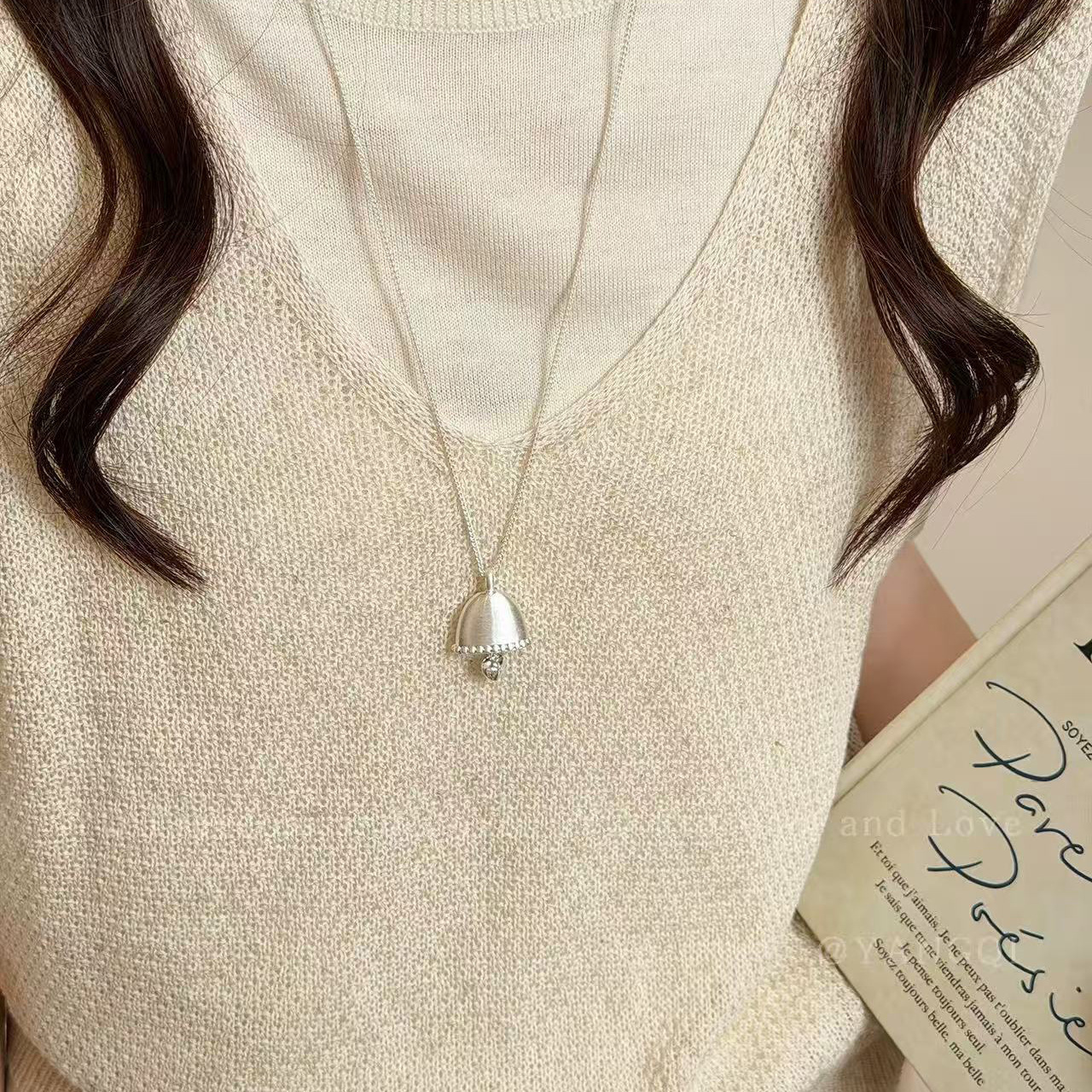 Korean-Style Simple Star Tassel Necklace, Casual Everyday Commute Wear, Exquisite Niche High-End Design, Versatile Necklace