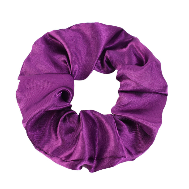 7g Weight Hair Tie Hair Accessories Type 1 Piece Quantity Holiday, Daily Occasion satin Material Solid Color Pattern Women's Gender Simple Style, Classic Style Style Women's Simple Style Classic Style Solid Color Satin Hair Tie 7