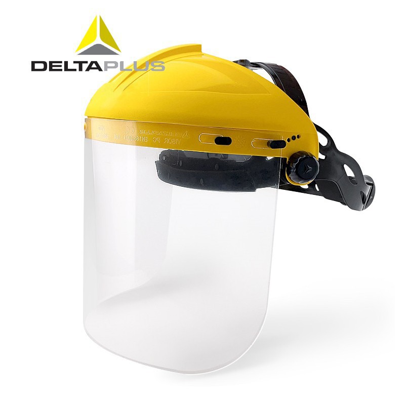 代尔塔101304防护面屏面具防冲击防化喷溅防护面罩耐磨损工业打磨