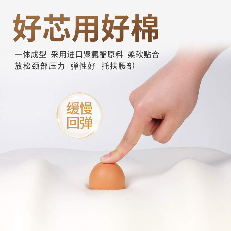 (2개) 공장 직접 사계절 허리 자동차 머리 받침 허리 세트 메모리 폼 등받이 편안한 반등 럭셔리 허리