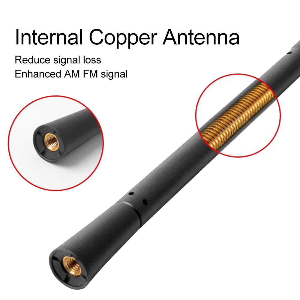 7inch Radio Antenna Suitable for Jeep Wrangler Jk Jt Gladiator 2007-2023 Car Antenna