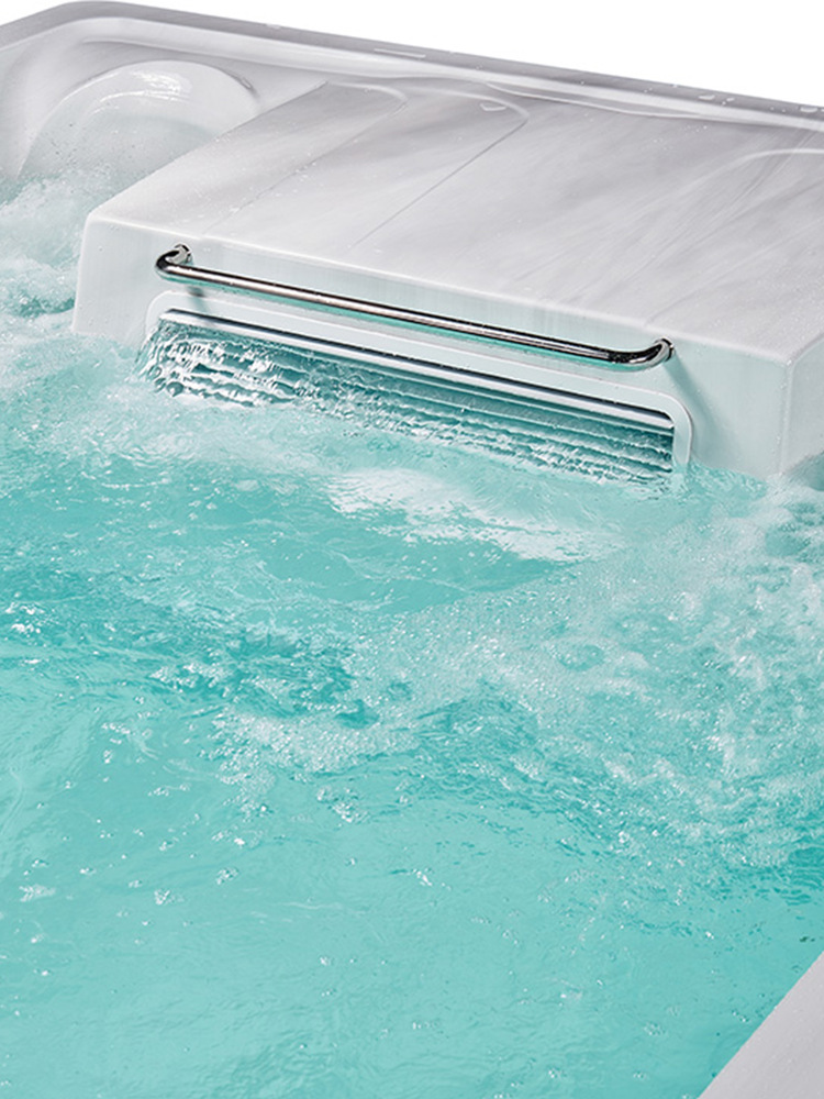 KEREKANG 3.8m villa piscina térmica inteligente piscina de surf pequeño todo en uno contracorriente piscina familiar