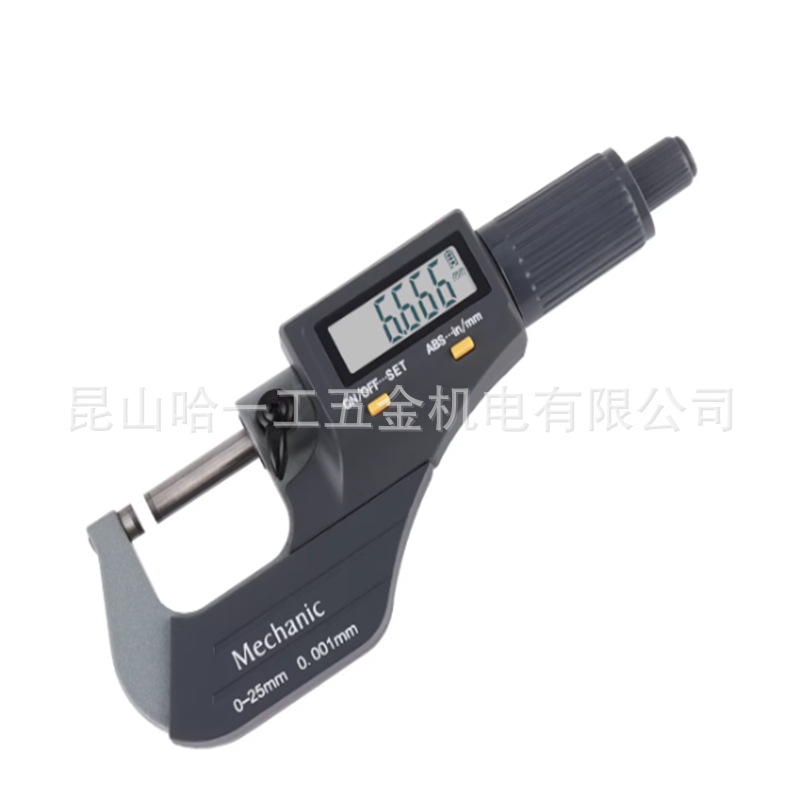 机械工人5系数显外径千分尺0-25*0.001mm电子壁厚外径两用千分尺