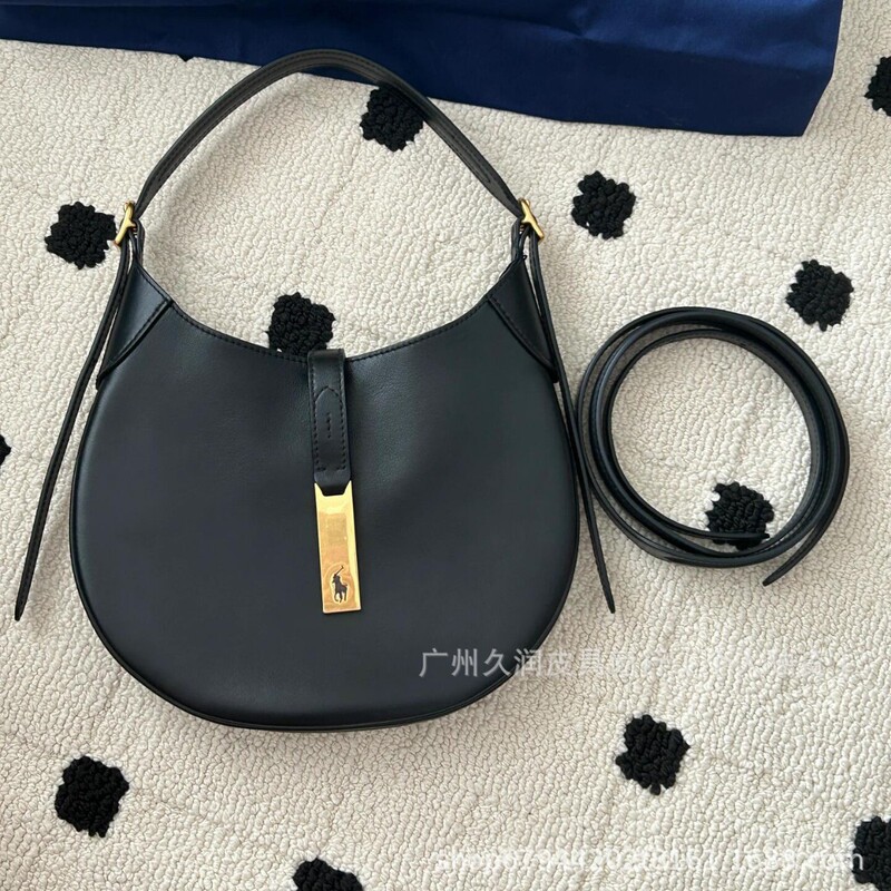 Cross-Border Raff Id Small Underarm Bag, Croissant Bag, Old Money Style, High-End Vintage Leather Shoulder Crossbody Women's Bag Cross-Border Raff Id Small Underarm Bag, Croissant Bag, Old Money Style, High-End Vintage Leather Shoulder Crossbody Women's Bag