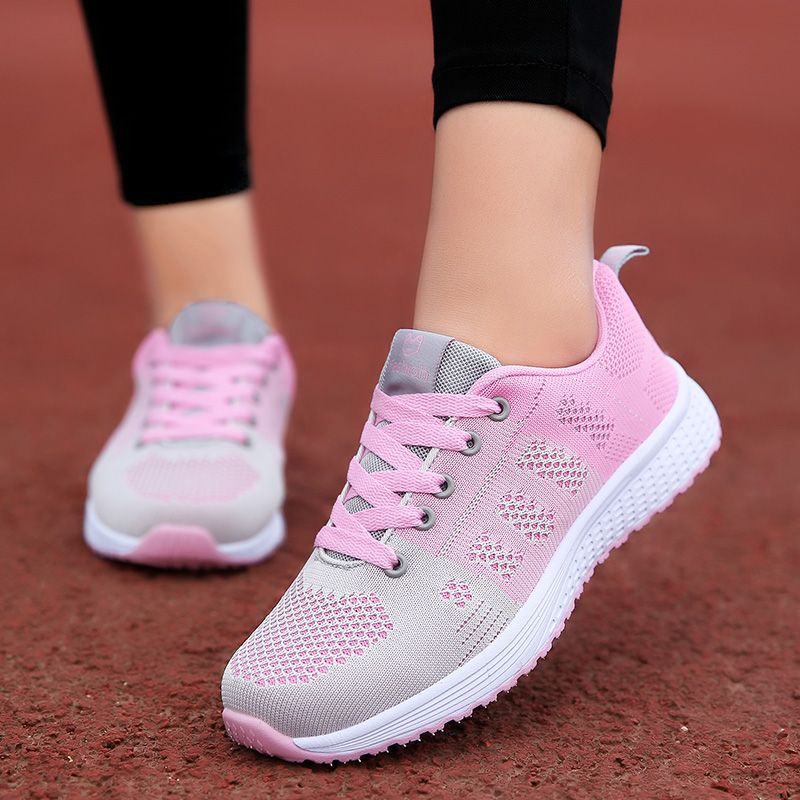 Frühlingsneue, vielseitige, atmungsaktive und geruchsabweisende Mesh-Laufschuhe für Studenten, leichte, lässige Sportschuhe für Frauen_voghion.com
