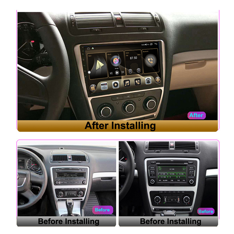 Suitable for Skoda Octavia 07-14 Android Central Control Gps Car Navigation/Smart Bluetooth Carplay