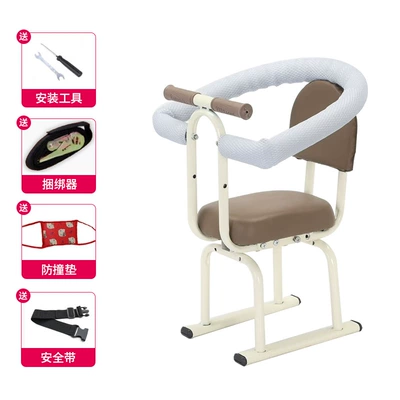 Electric car high-end safety Electric car child seat - white