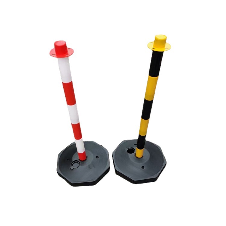 灌水警示柱 塑料立柱 黑黄立柱  红白警示柱 防撞护栏 注水警示柱