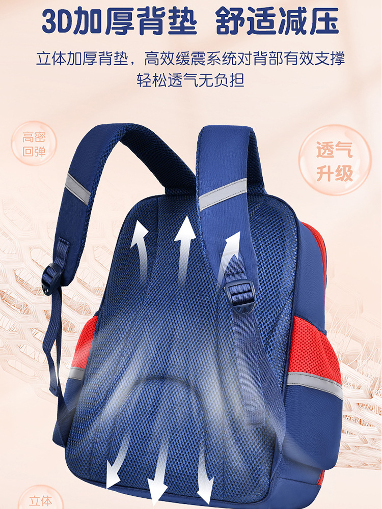 Mochila de niños de primaria 1 - 3 - 6 grados, mochila de niños de niñas, instituciones de capacitación, logotipo de mochila personalizada