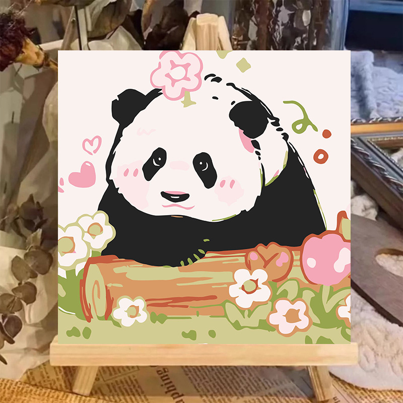 Pintura al óleo digital animal 20 * 20 dibujos animados pintados a mano para curar la pintura pintada a mano pintada al por mayor pintada a mano image 63