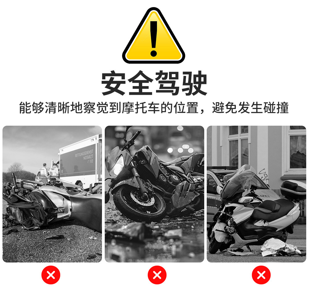 Cross-Border Motorcycle Cg125 Modified Integrated Led Angel Eye Brake Tail Light with Breathing Light and Turn Signal