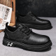 Low cut Martin shoes for men's 2024 spring new men's shoes with leather surface retro British workwear shoes for men's casual fashion shoes