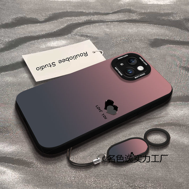 携帯電話ケース Apple iPhone15 ラブグラデーション 14 シリコーン 13promax 漫画 12 落下防止 11 アクセサリー|undefined