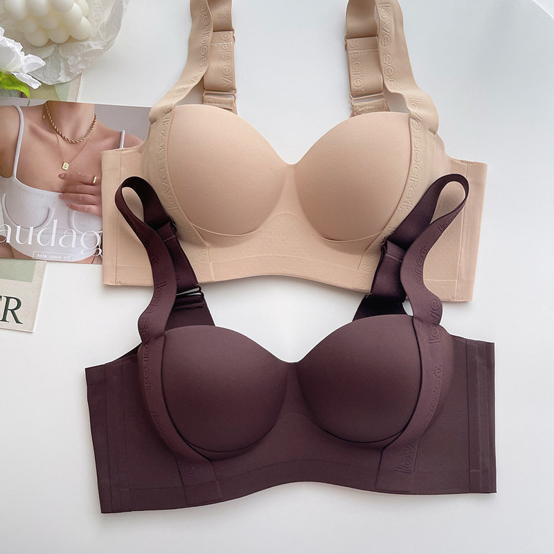 Round-Shaped Bra with Double Cups for Women, Small Bust Enhancement, Adjustable Anti-Sagging Bra for Ladies Round-Shaped Bra with Double Cups for Women, Small Bust Enhancement, Adjustable Anti-Sagging Bra for Ladies