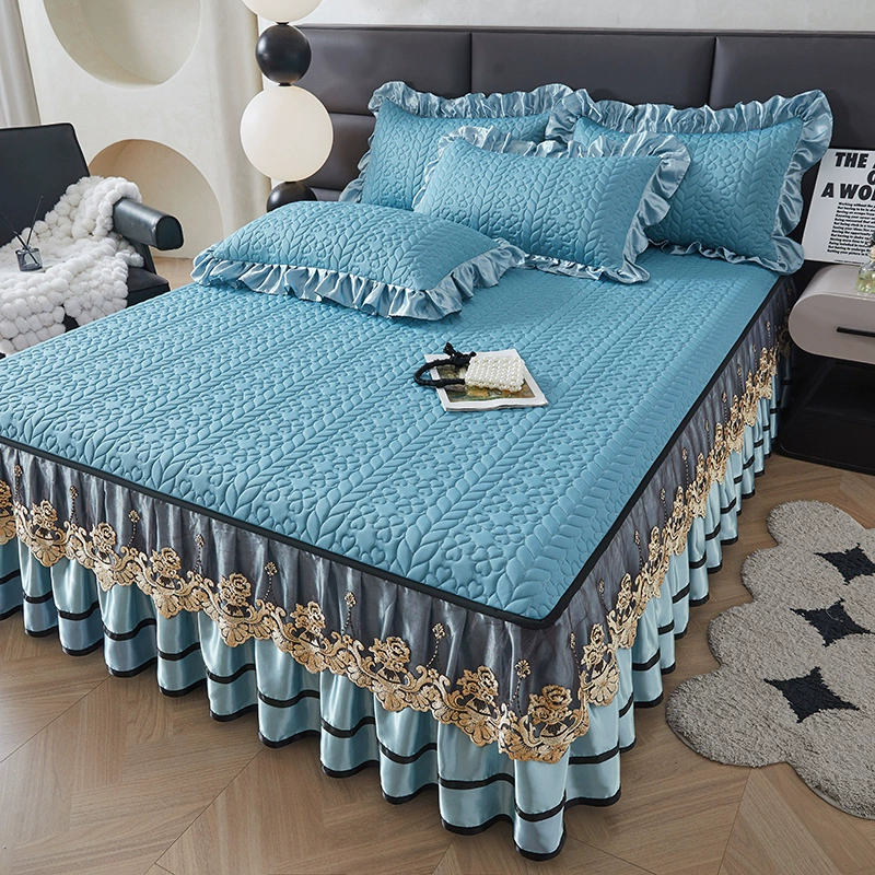 Матрац? Actually input: "Mat, set, silk removable bedspread, European style, 3 piece set"