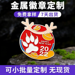 金属徽章定制校徽胸牌胸章珐琅烤漆锌合金会员活动纪念章订制胸针