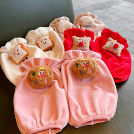衣服袖套防污耐脏小护袖秋冬季男童女童可爱面包袖头小孩宝宝婴儿