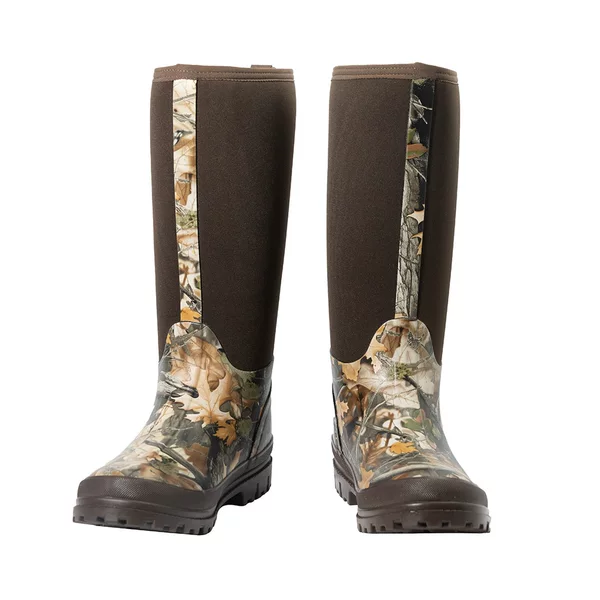 Bolang 25 Years New Long Barrel Rain Shoes Men's Rain Shoes Cow Blanc Rain Shoes Diving Material Warm Material Camouflage