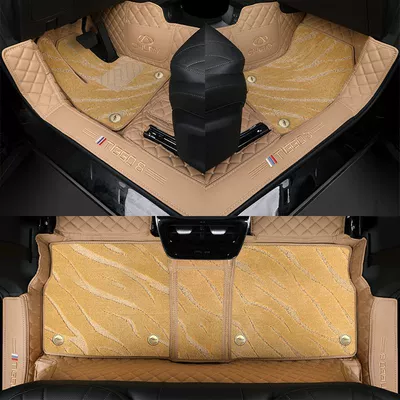 Modified Version | Ayaqaltılar (Kovriklər) - 26-models-of-tiggo-8-free-anti-kick-mat-double-layer-foot-mat-galaxy-blanket-amber-brown