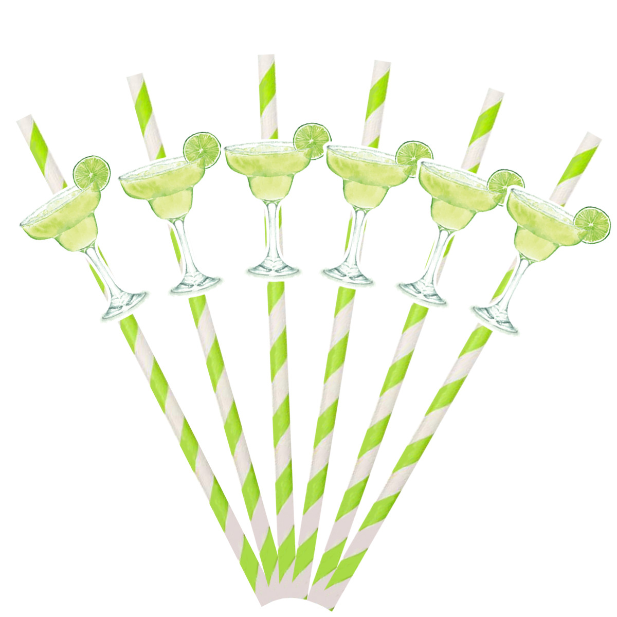 Amazon Cross-Border Highfoot Cup Cocktail Cup Tarjetas Lemonade Straw Cake Plate Party Postre