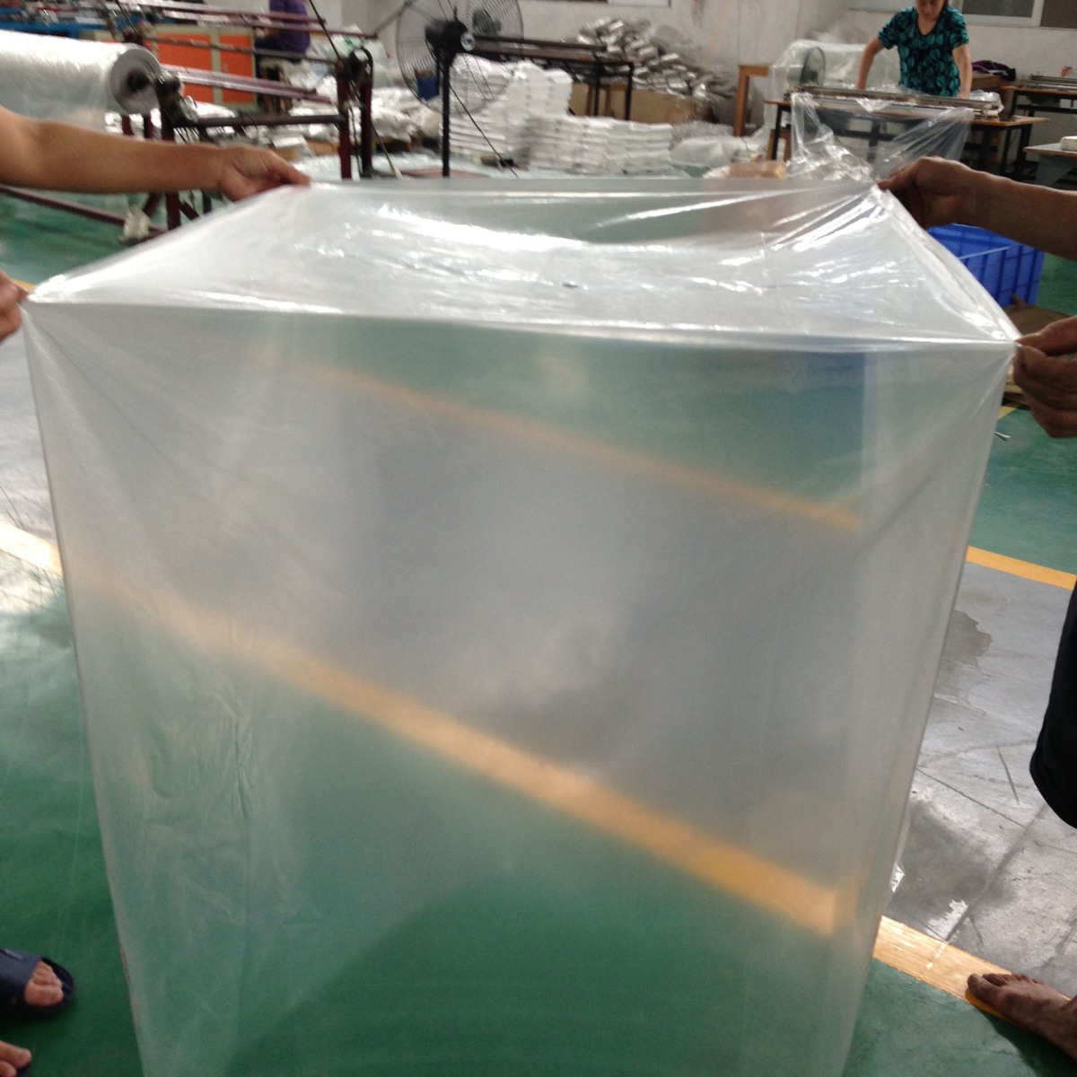 四方袋 平口PE特大胶袋 食品级塑料袋 印刷环保标志 塑料袋厂家