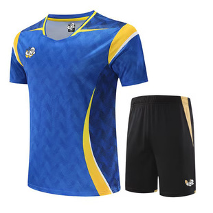 New table tennis clothes men's and women's tops table tennis competition clothes children's student quick-drying breathable sportswear 6569
