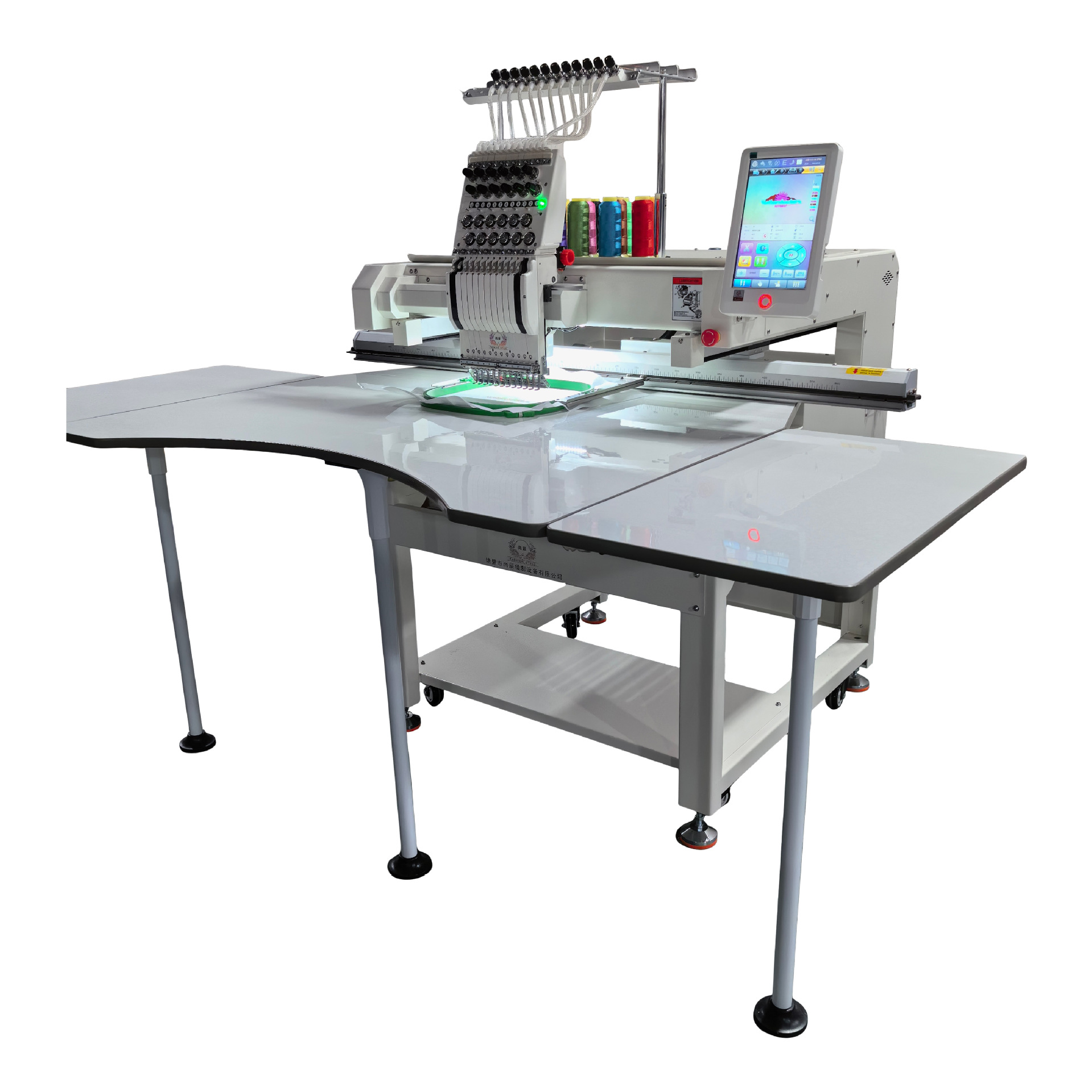 Shangchen fábrica de bordado de computadora 60 - 120 máquina de bordado automática multifuncional gran máquina de bordado comercial