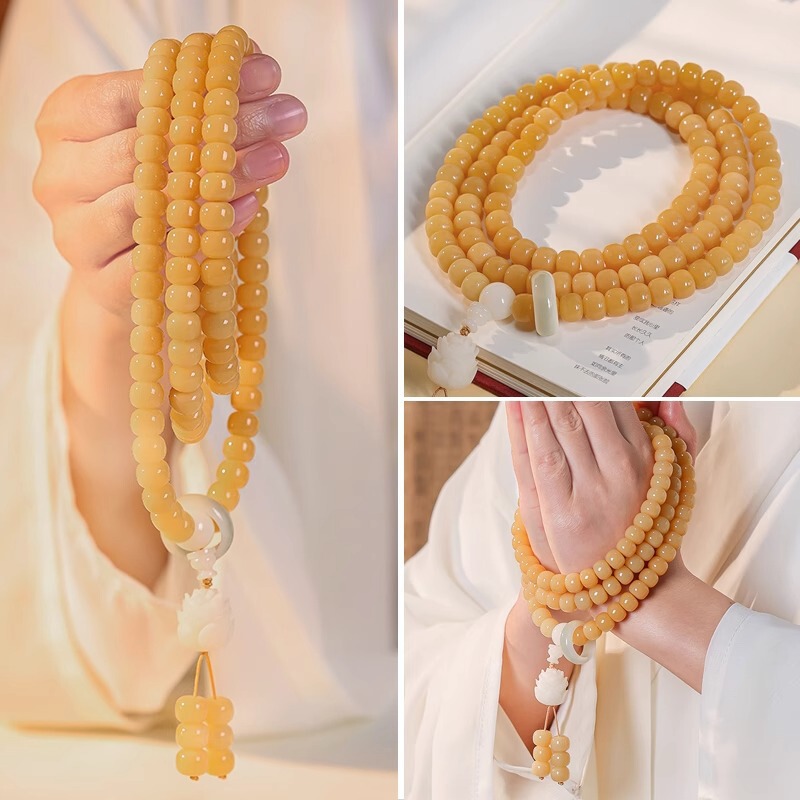 Natural Bodhi root design bracelet Seiko carved lotus accessories girls Wenwan bracelet Buddha beads factory wholesale