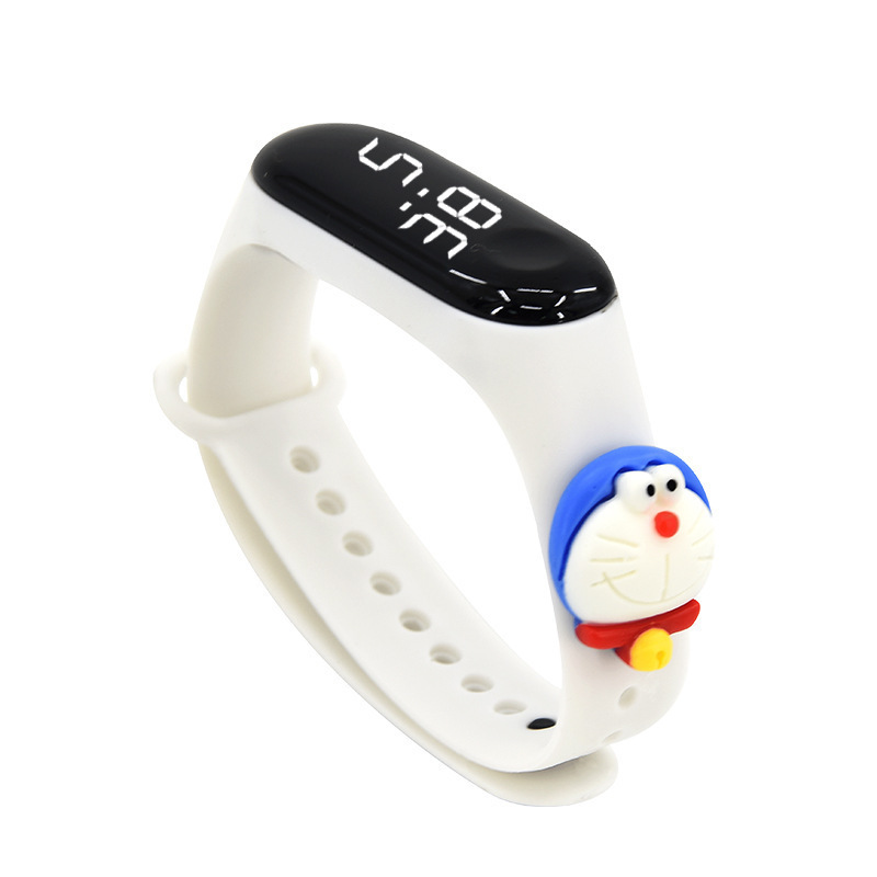 In stock M3 Cartoon Doll children's electronic watch waterproof LED touch bracelet male and female students Sports Watch Gift