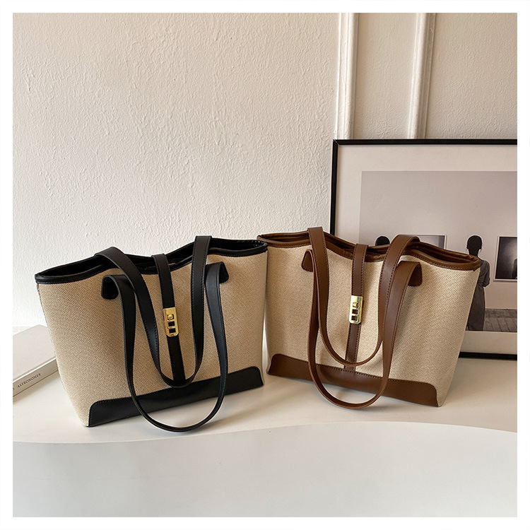 2023 nueva versión coreana del bolso Tote textura personalidad al por mayor bolso handbags bolso de moda de gran capacidad