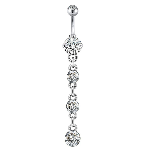 Silver diamond ball style